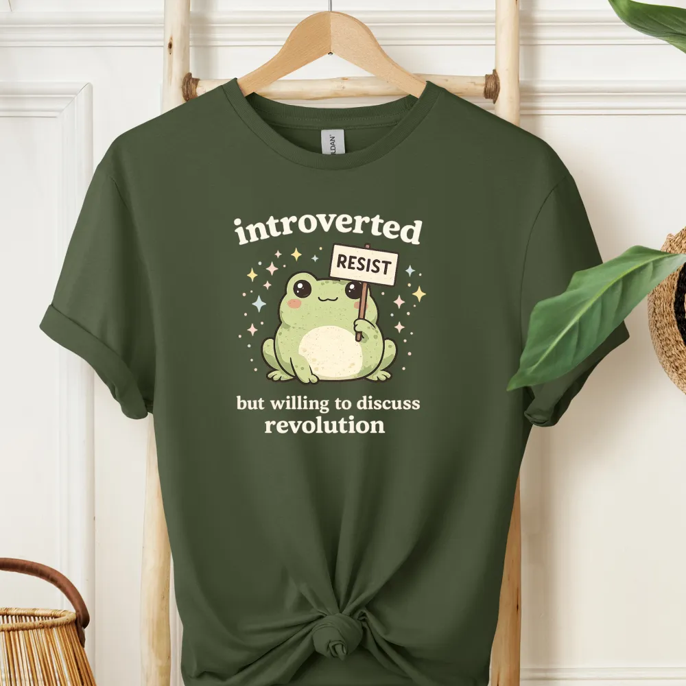 Whimsical Frog Graphic T-Shirt