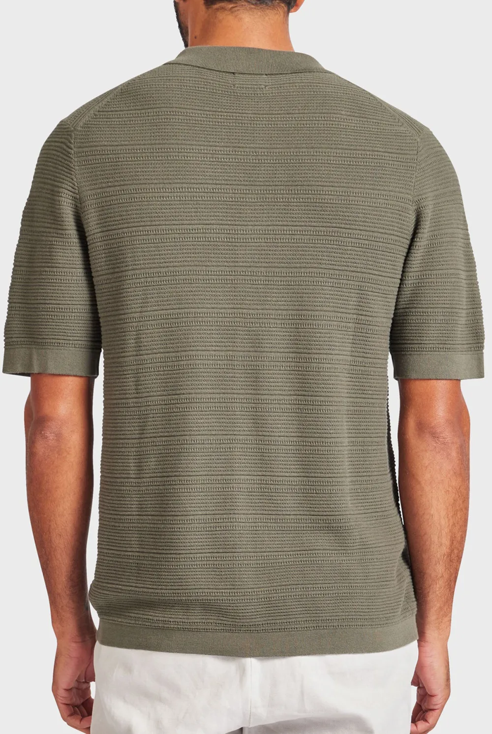 Revere Collar Knit Shirt