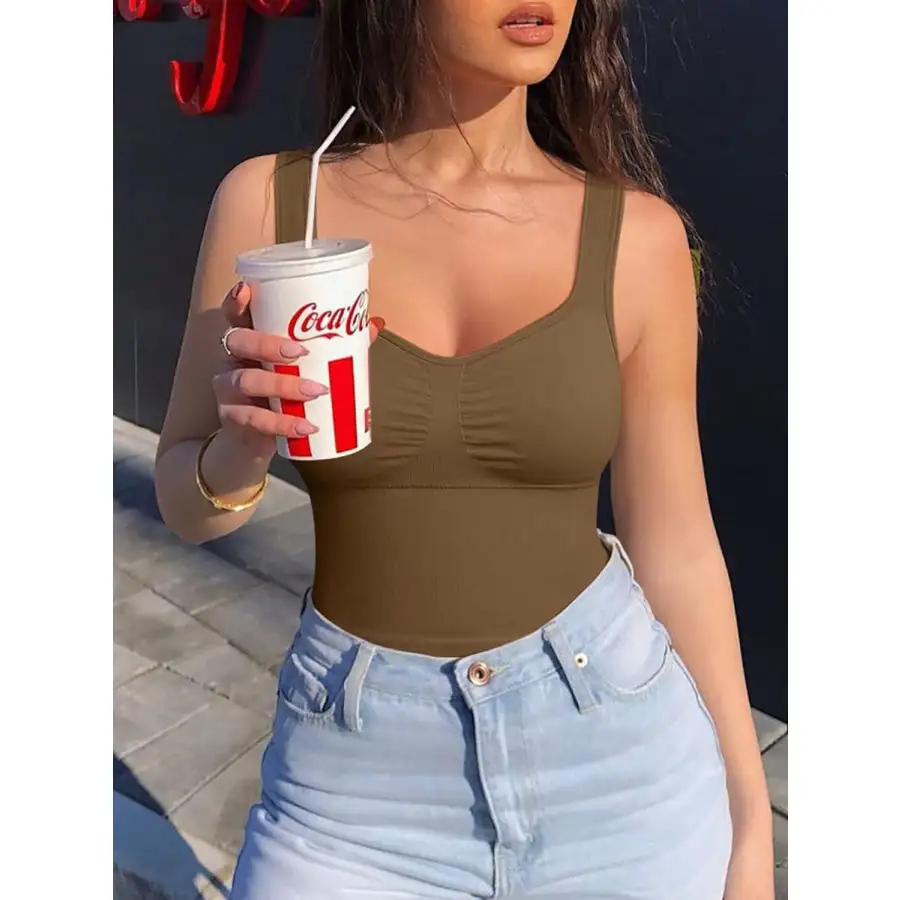 Wide-Strap Active Tank Top