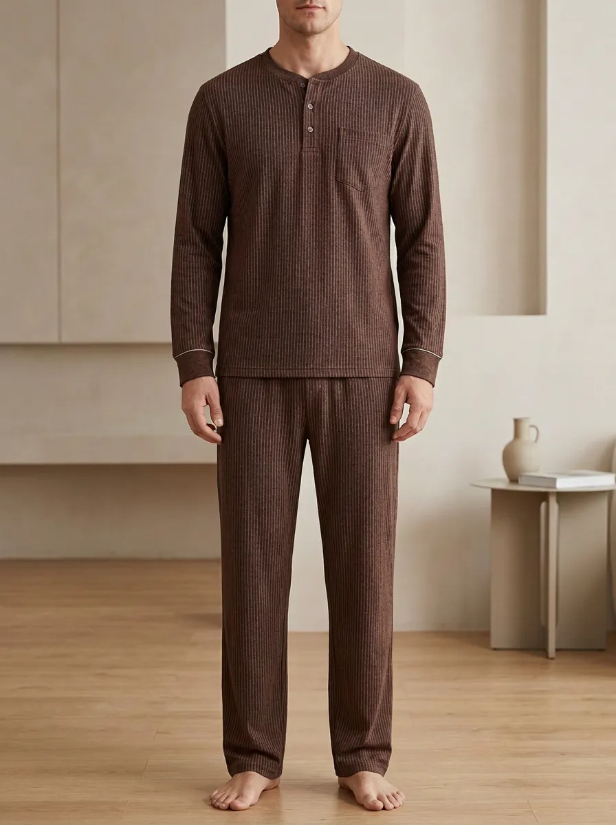 Striped Lounge Men's Pajama Set