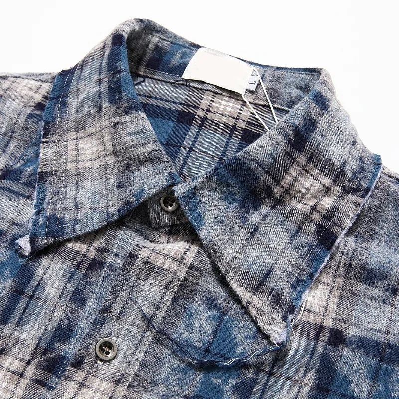 Vintage Plaid High-Street Shirt