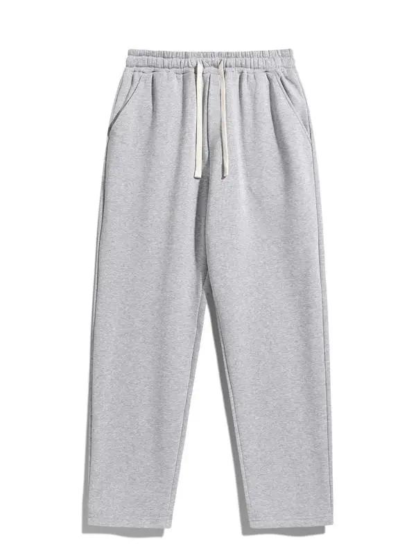 Men’s Regular Fit Solid Drawstring Waist Sweatpants