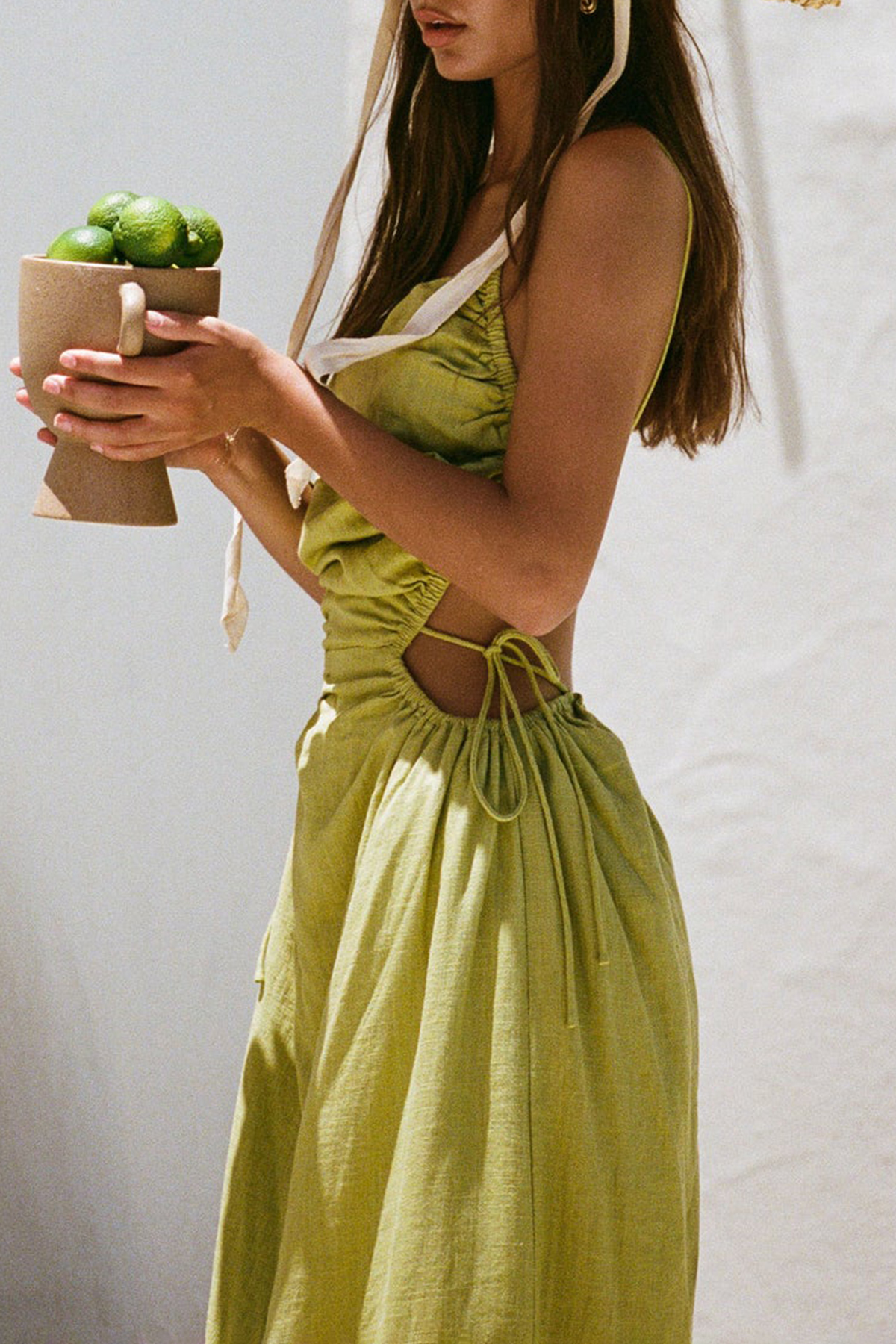 One Shoulder Ruched Midi Dress