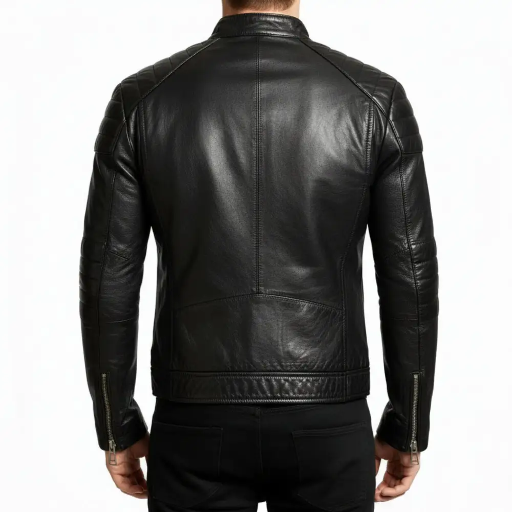 Urban Leather Biker Motorcycle Jacket