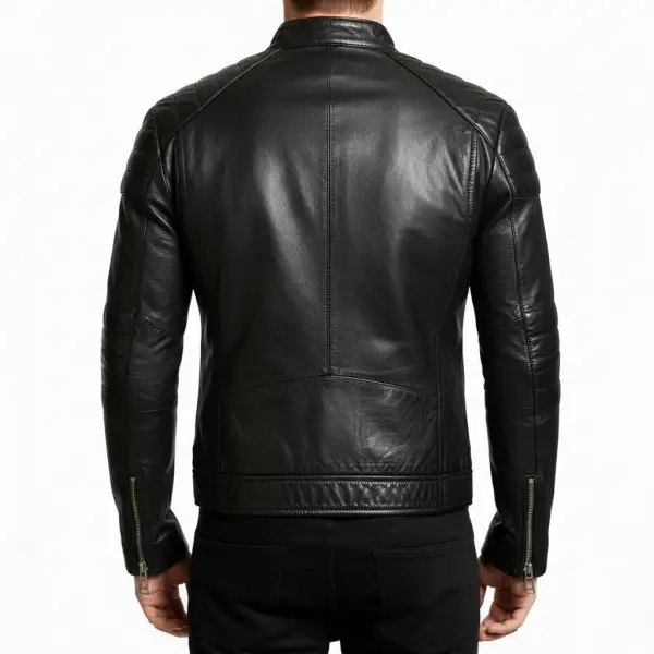 Urban Leather Biker Motorcycle Jacket