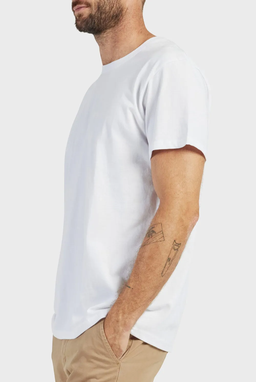 Navy Short Sleeve Crew Neck Tee