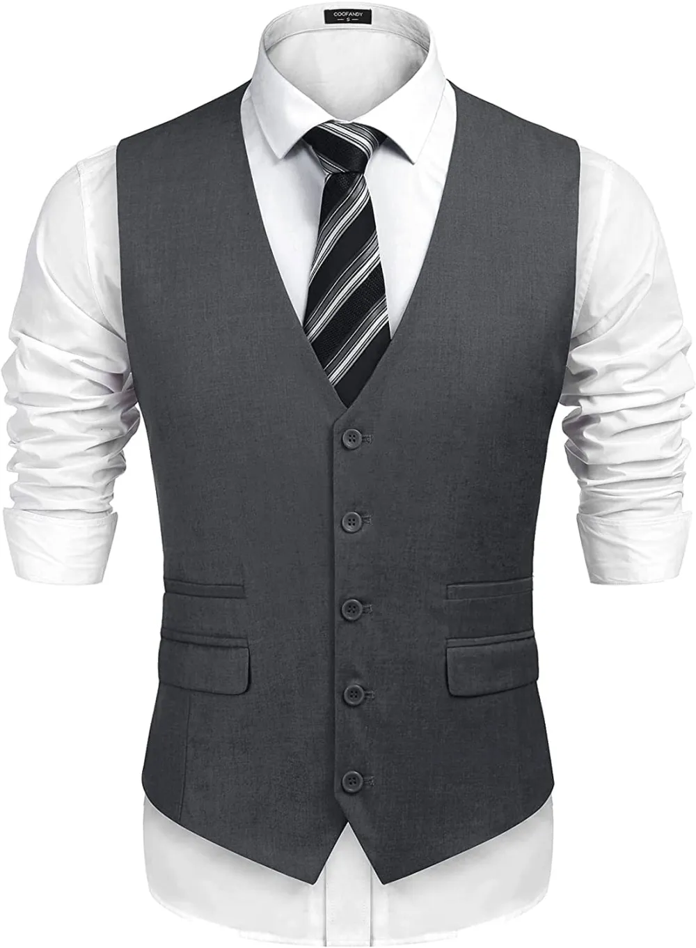 Slim Fit Business Suit Vest Jacket