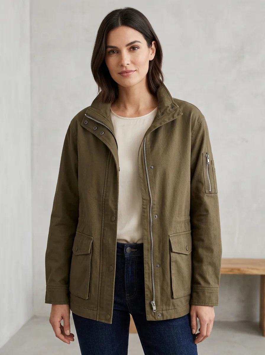 Vintage-Inspired Classic Women's Casual Jacket