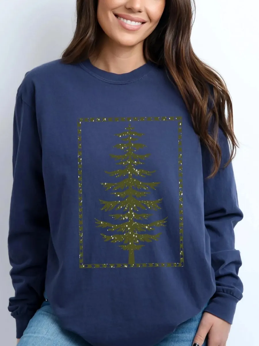 Minimalist Pine Tree T-Shirt