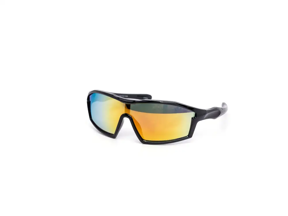 12-Pack Kids Sport Shield Wraparound Burnt Mirror Performance Sunglasses