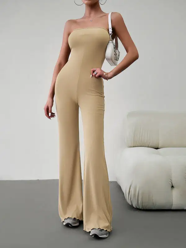 Elegant Slim Tube Top Jumpsuit