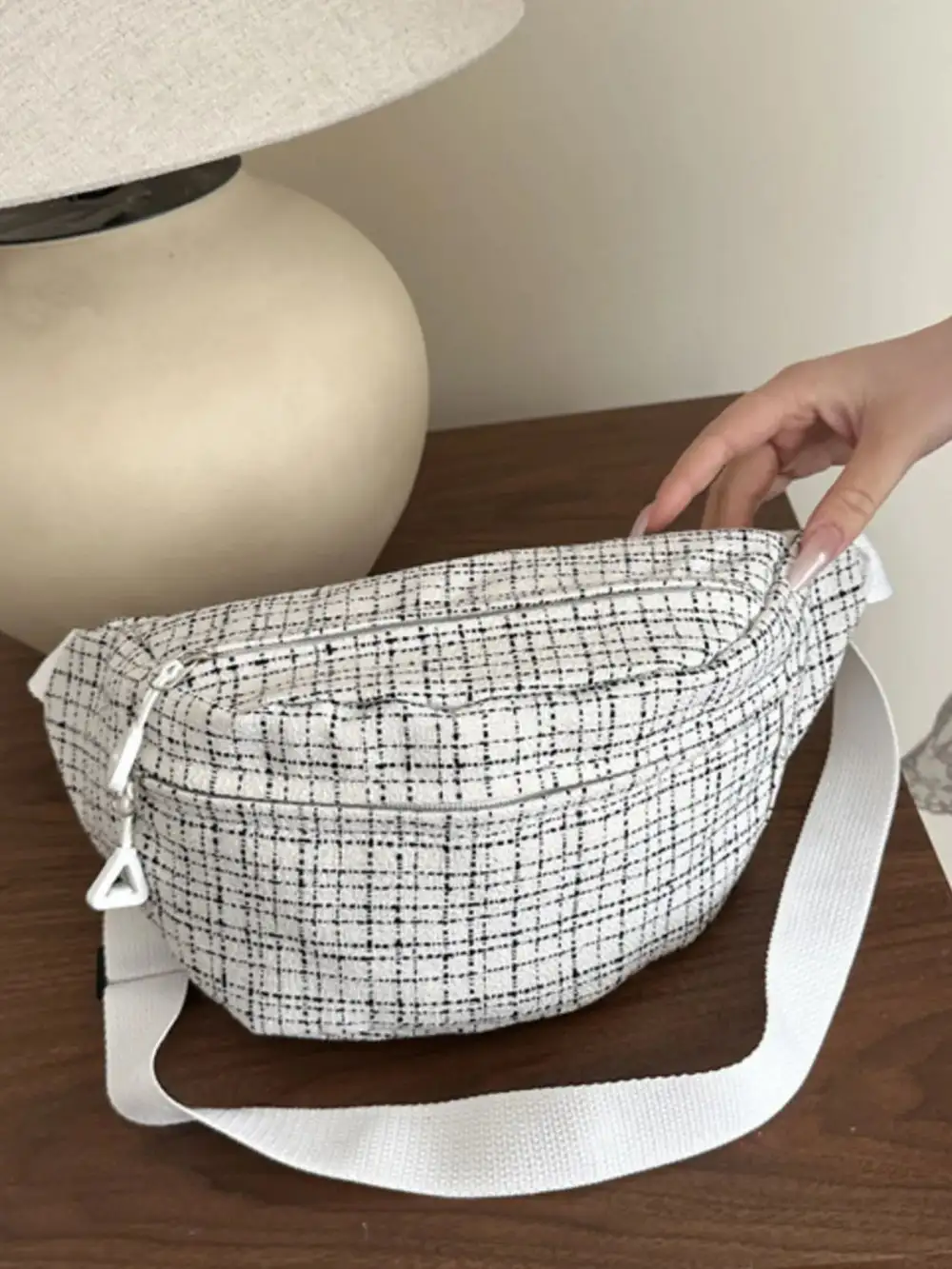 Plaid Crossbody Bag