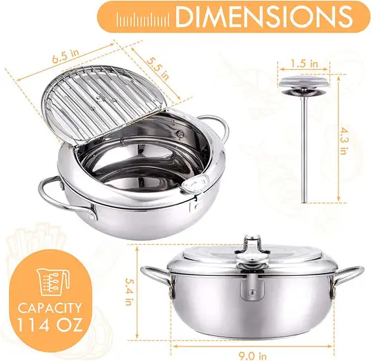 🎁 2025 Hot Sale - Temperature Control Fryer(🥳 Special Offer-30% Off & Buy Two Free Shipping)