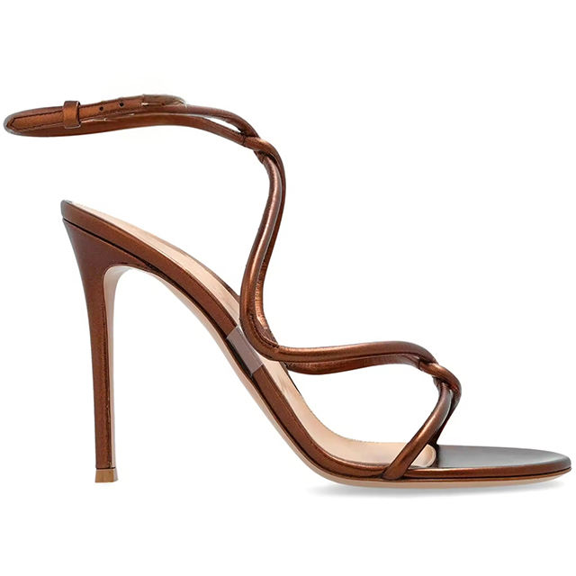 Alessia Round Toe Stiletto Wedding Sandals