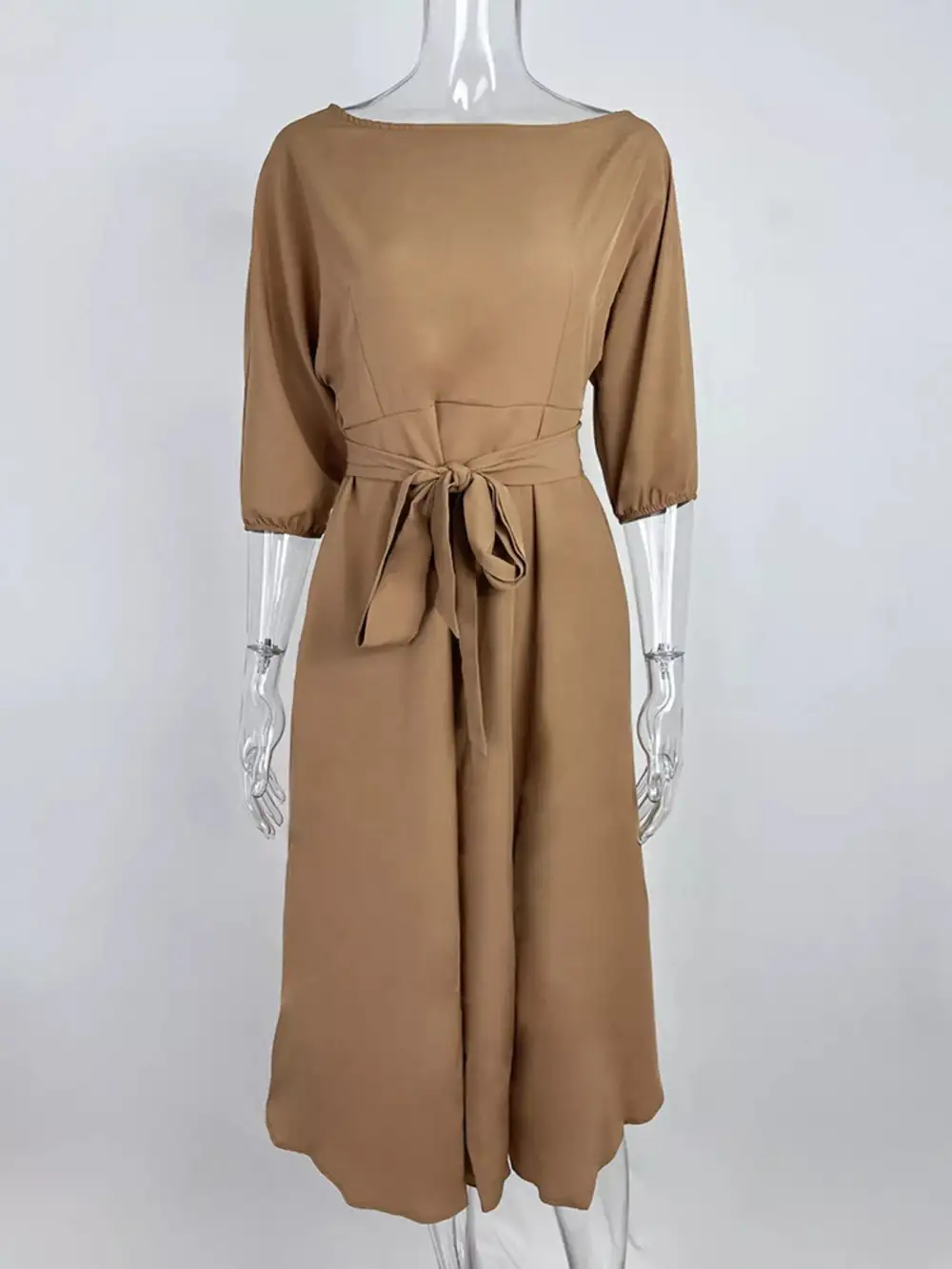 Tie Waist Dress Casual