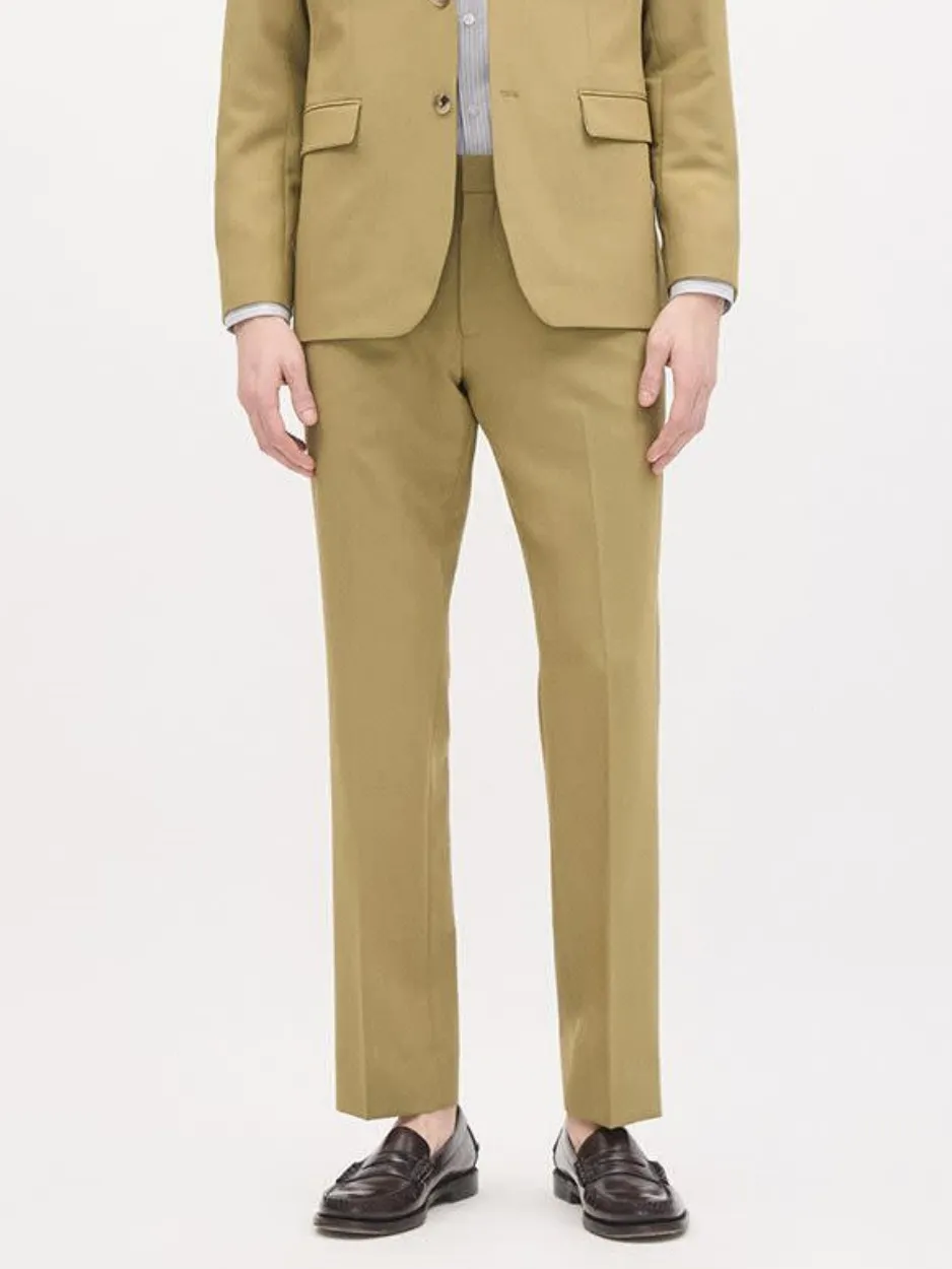 Bright Camel Tailored-Fit  Suit Pant