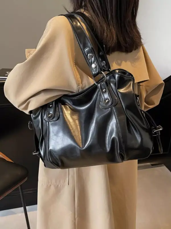 Vintage Faux Leather Handbag