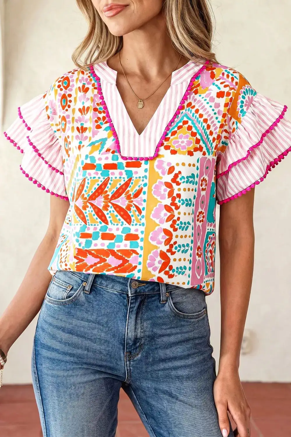 Everyday Striped Blouse
