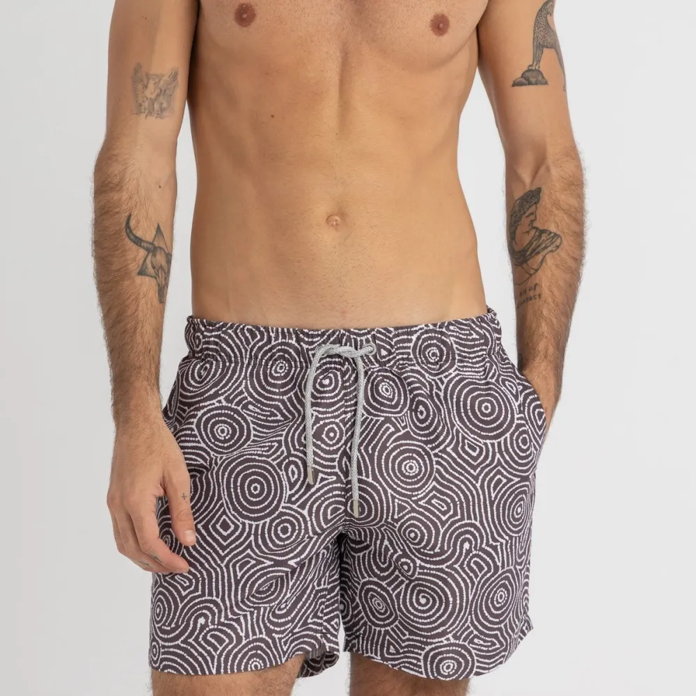 Mocha Haze Swim Shorts