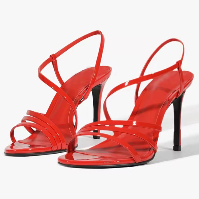 Noirena Patent Stiletto Sandals