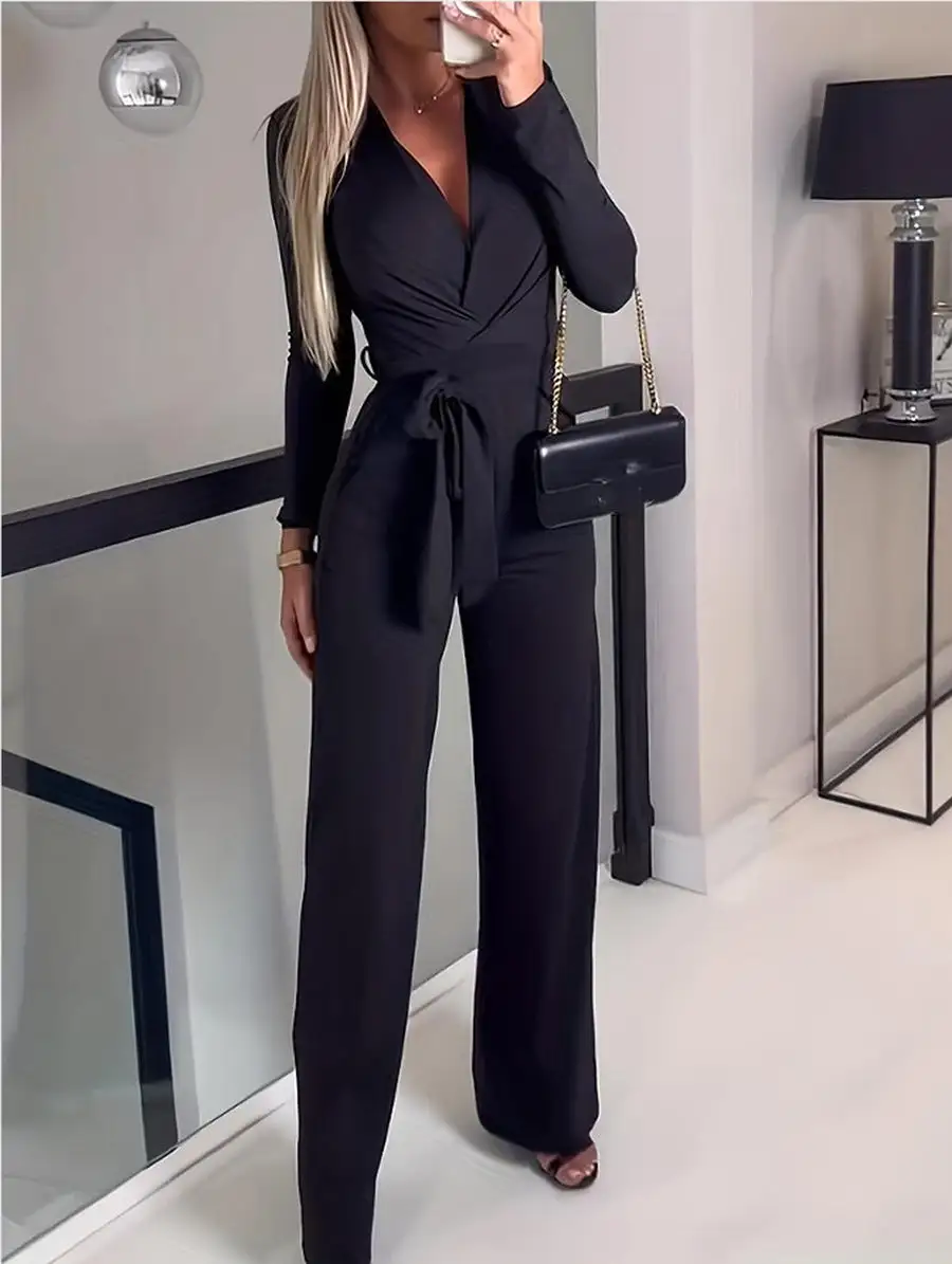 Wrap Front Jumpsuit