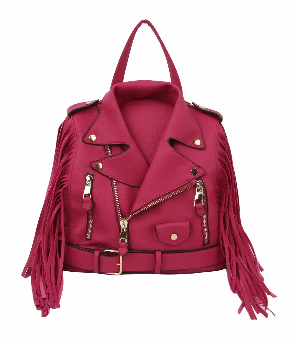 Fringe Jacket Style Backpack