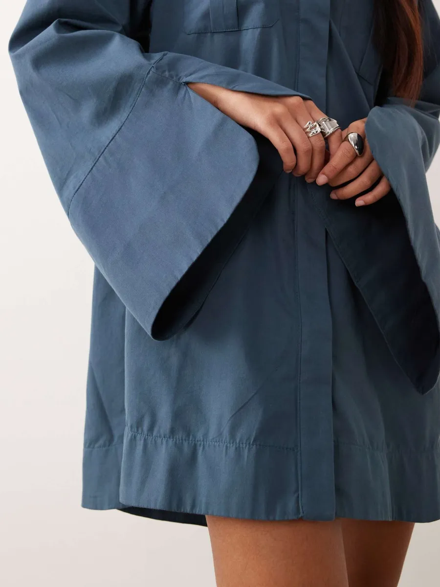 Oversized Shirt Dress