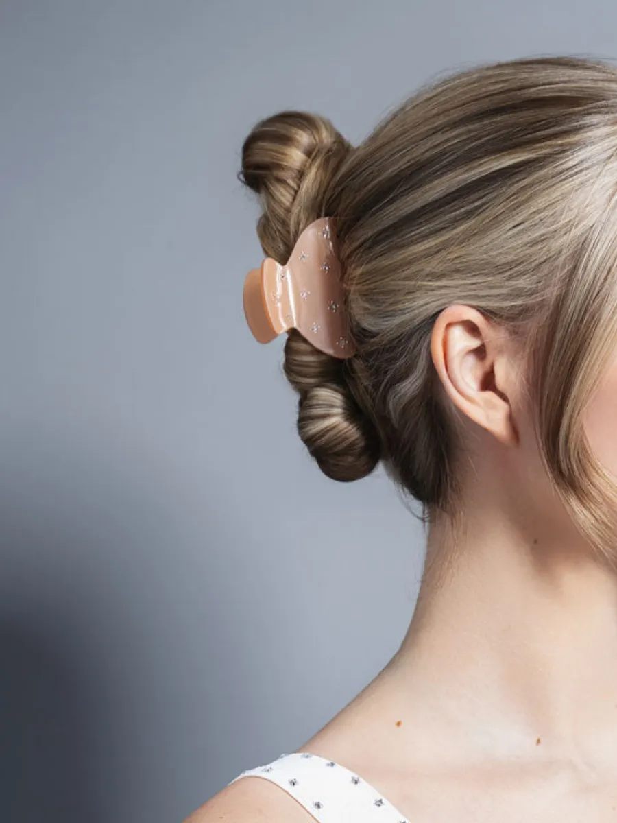 Mini Rhinestone Hair Claw Set