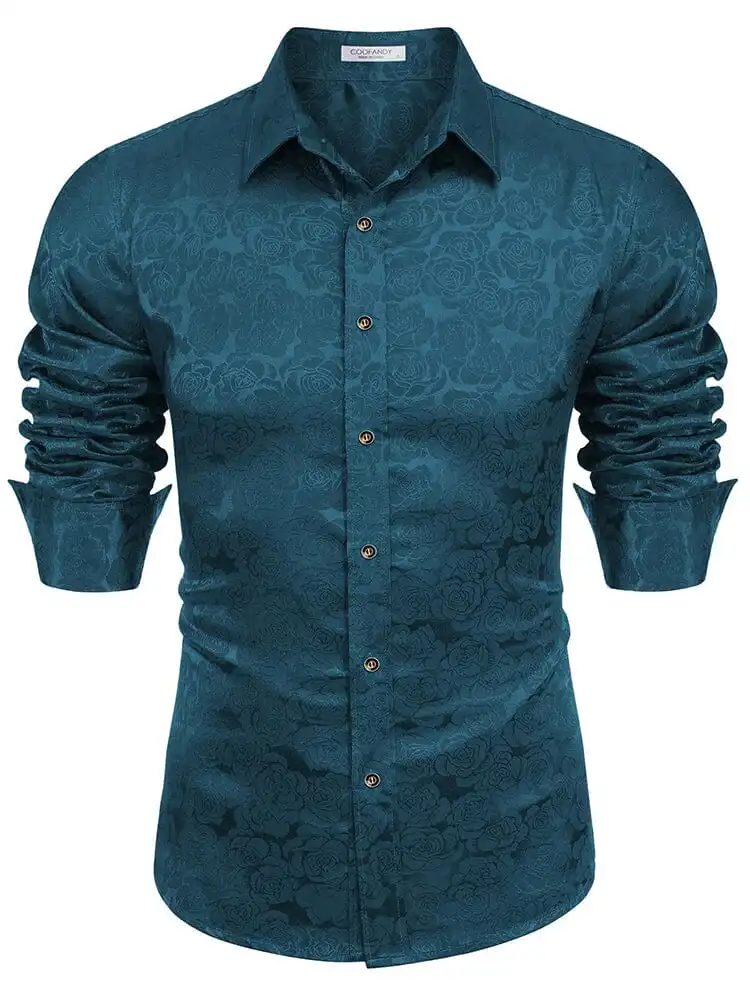 Modern Silk Stain Dress Shirts