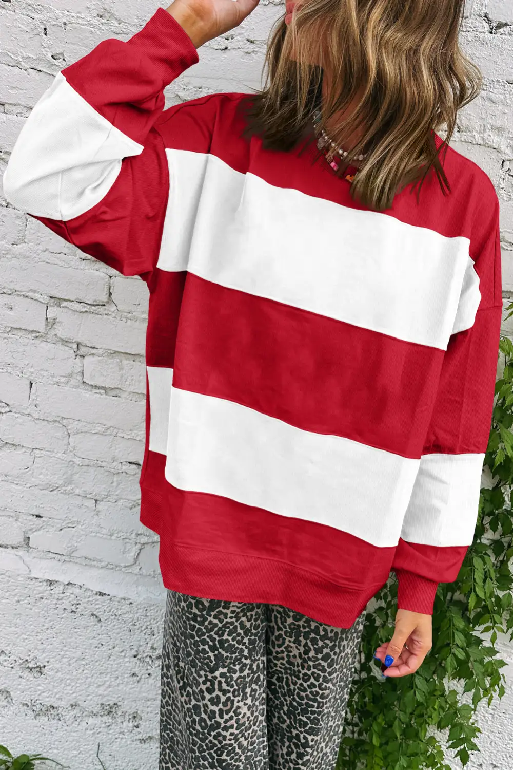 Relaxed Drop Shoulder Sweatshirt