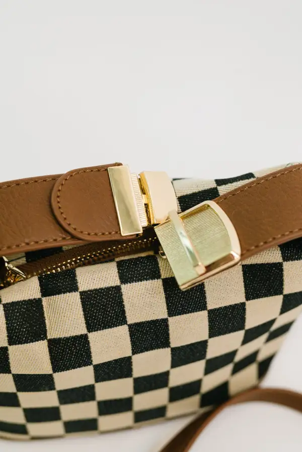 Send Check Crossbody Bag