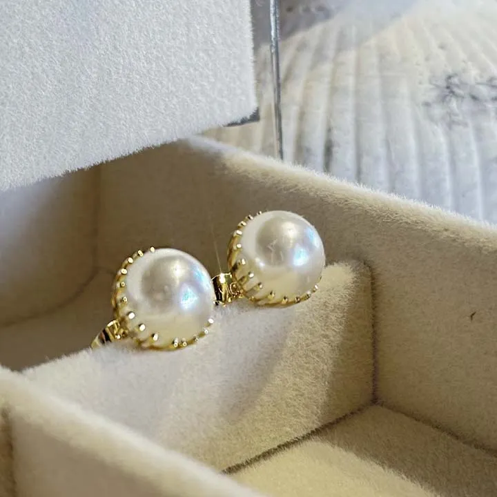 Graceful Delicate Pearl Earrings