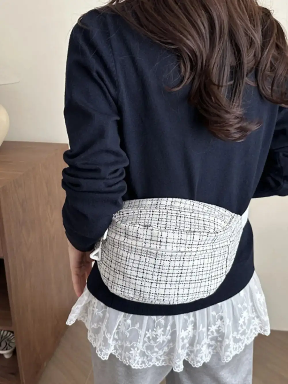 Plaid Crossbody Bag