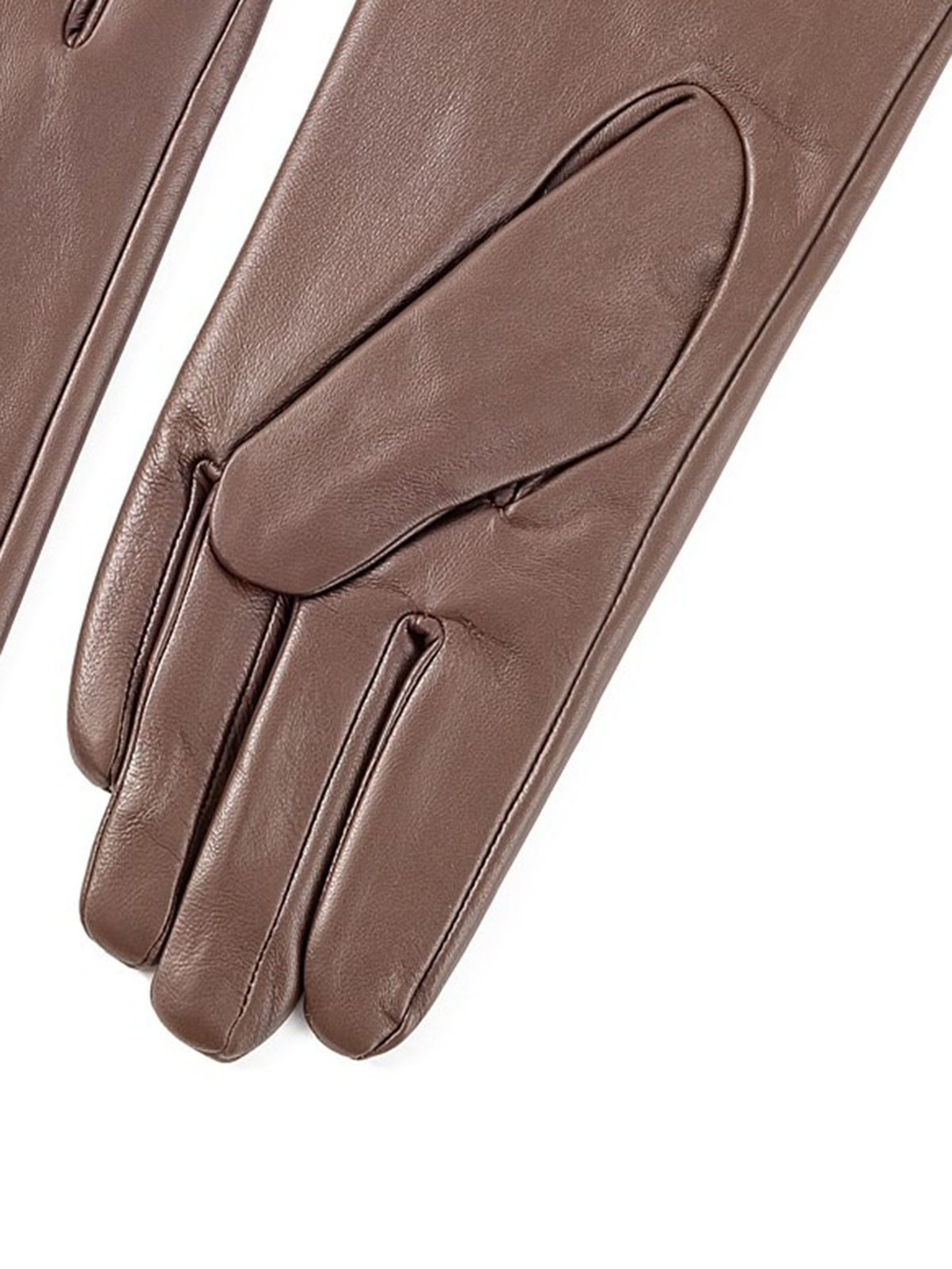 Snap Fastener Leather Gloves
