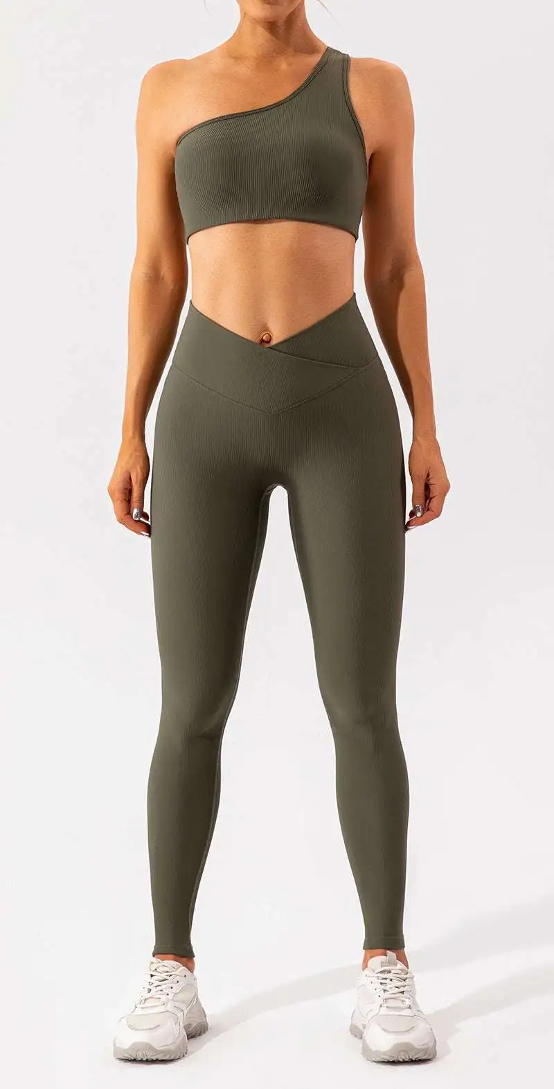 Quick-Dry Sleeveless Bra and Leggings Active Set