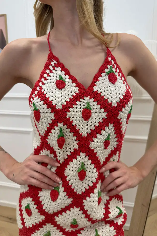 Mini Crochet Dress