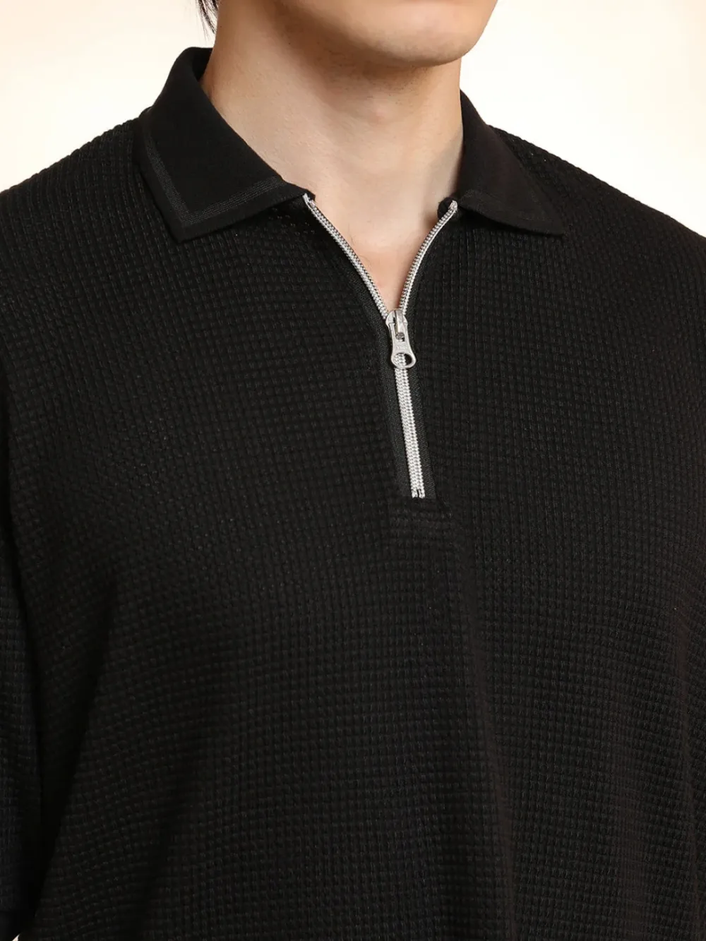 Grey Half Sleeve Polo T-Shirt