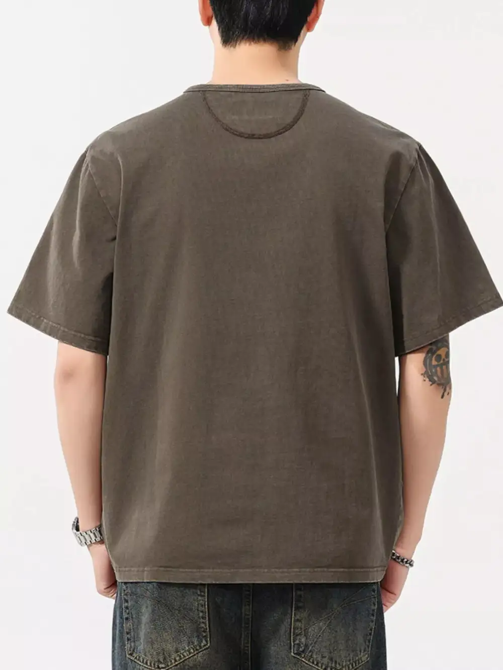 Clean Look Round Neck Short Sleeve T-Shirt