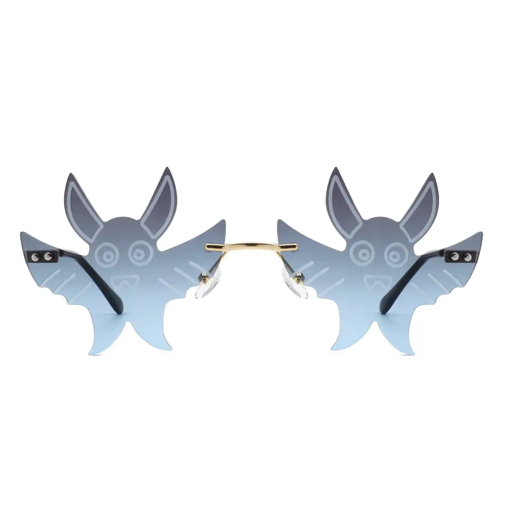 Frameless Party Gremlin Shape Novelty Sunglasses