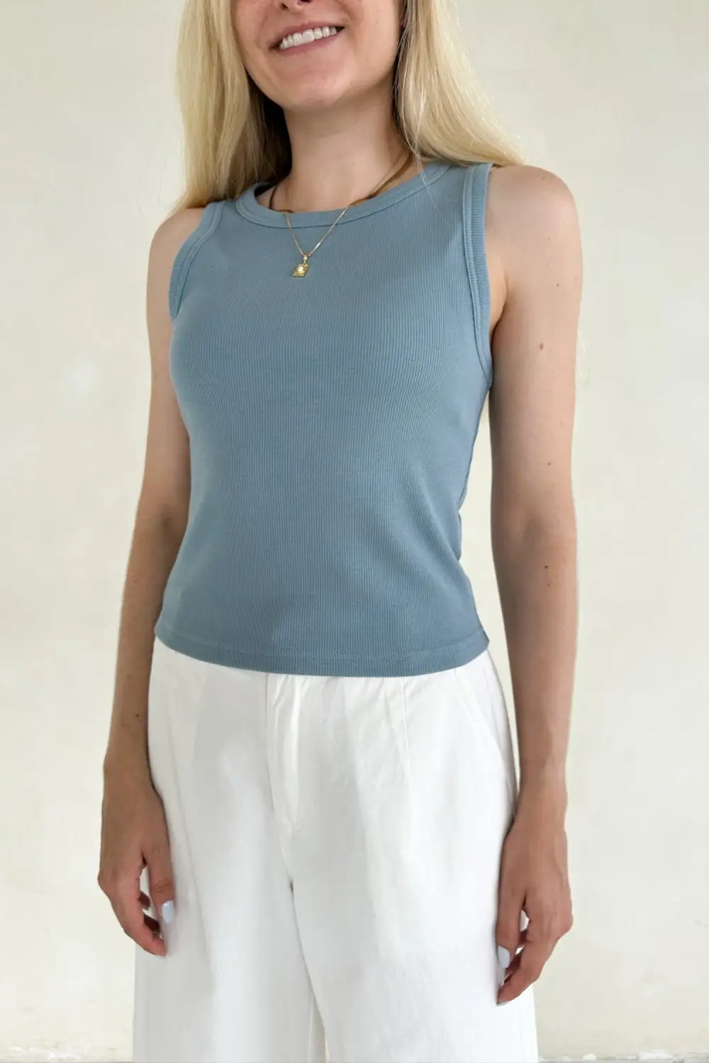 Soft Ribbed Tank Top