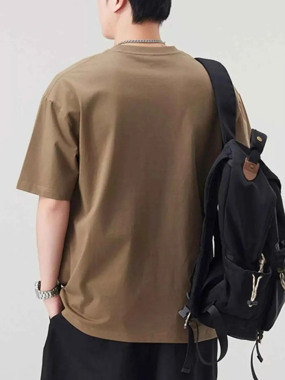 Relaxed Letter Round Neck Short Sleeve T-Shirt