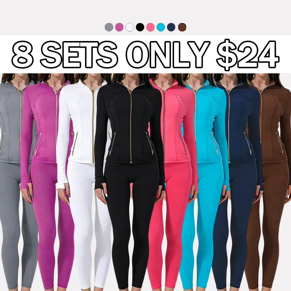 Women's Sporty Jacket & 25'' Leggings Sets