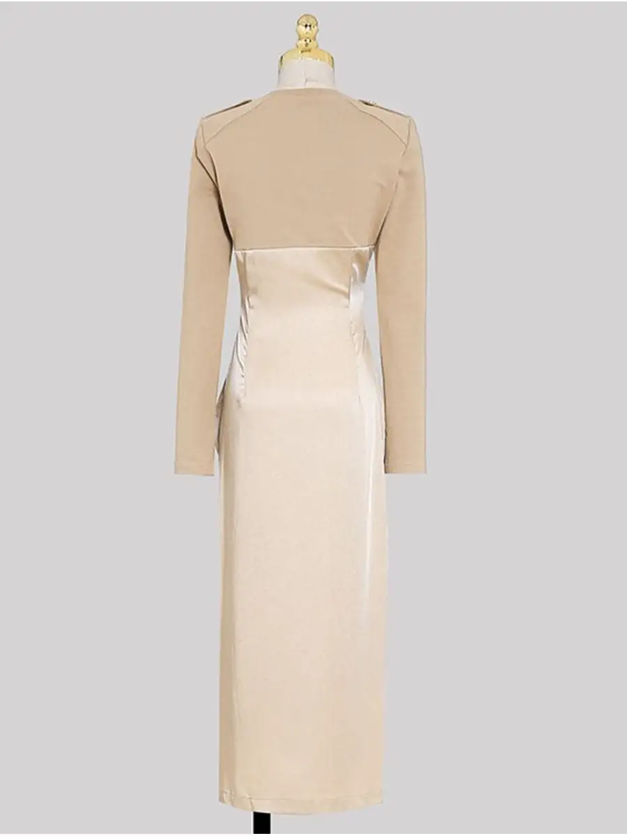 Satin Maxi Dress