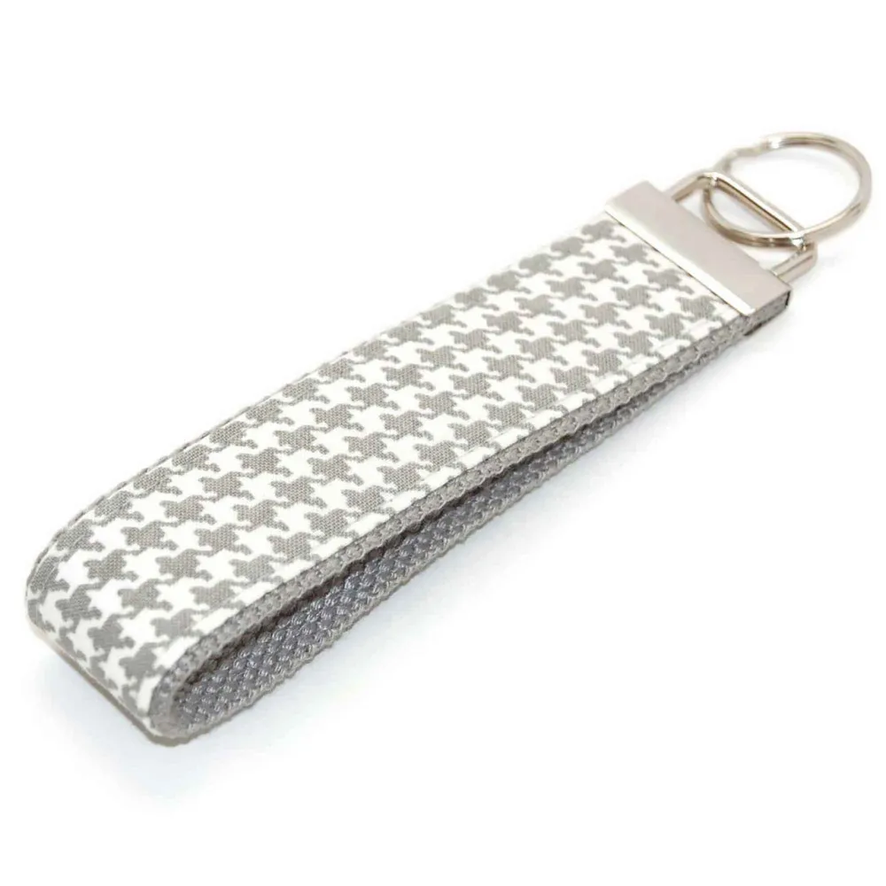 Houndstooth Retro Inspired Keychain
