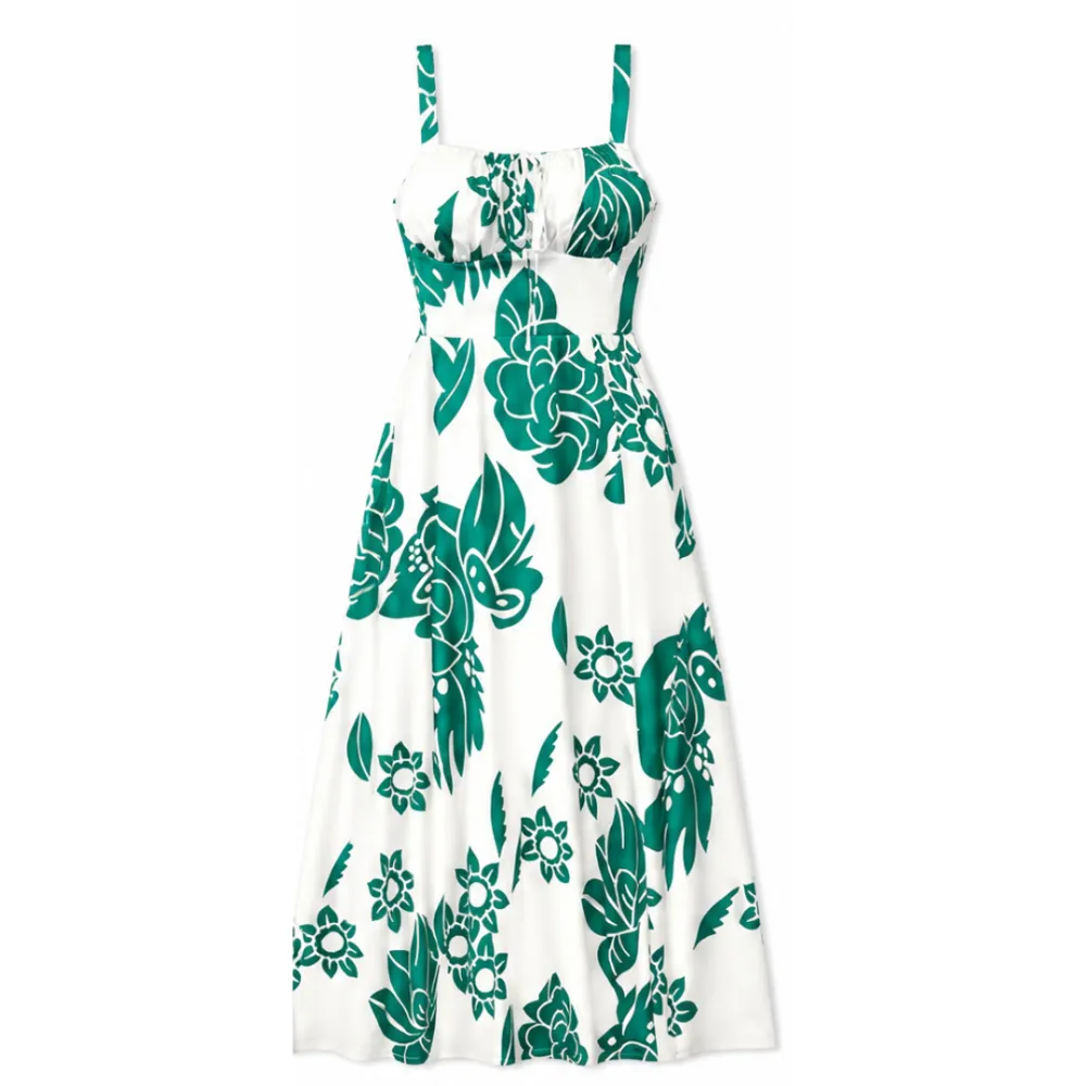 Lightweight Floral Midi Dress