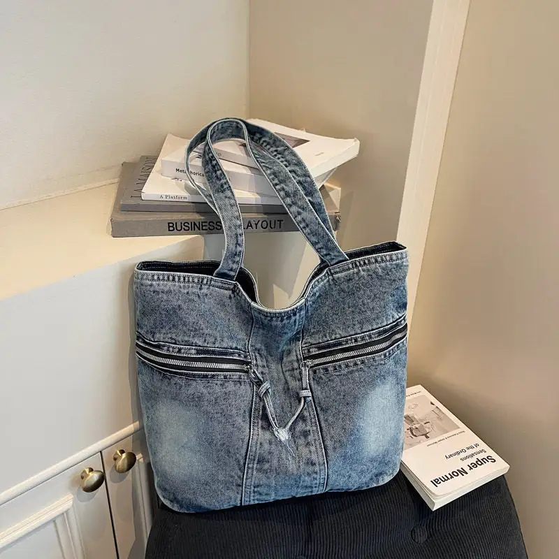 Denim Everyday Tote Bag
