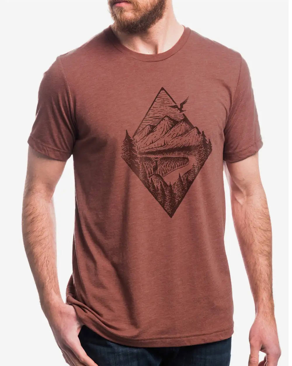 River Woodland Graphic Tee