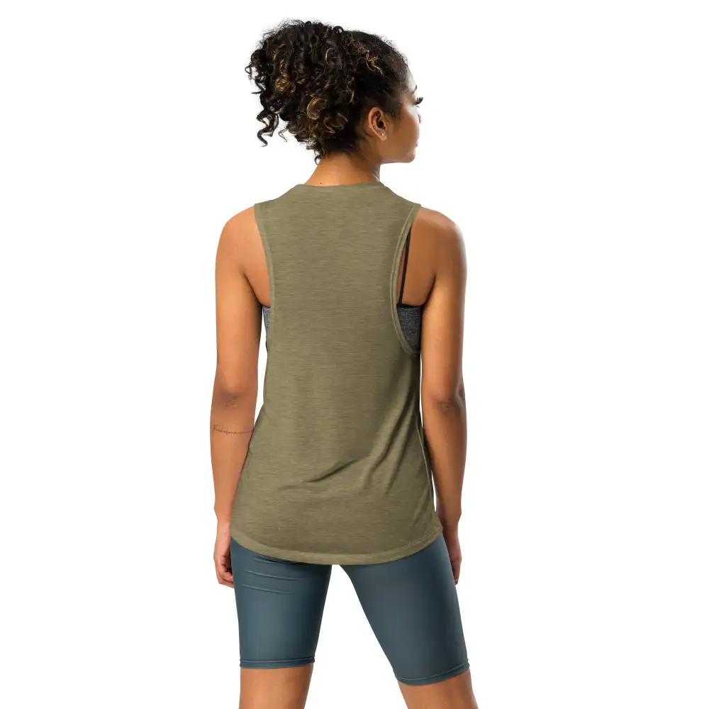 Printed Ladies Muscle Tank Hello Summer Tank Top