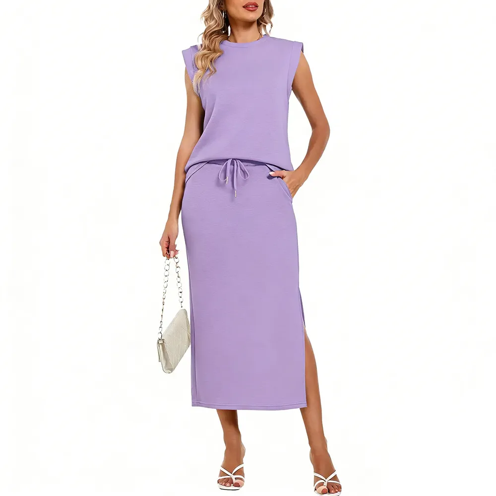 Women's 2-Piece Fitted Basic Outfits