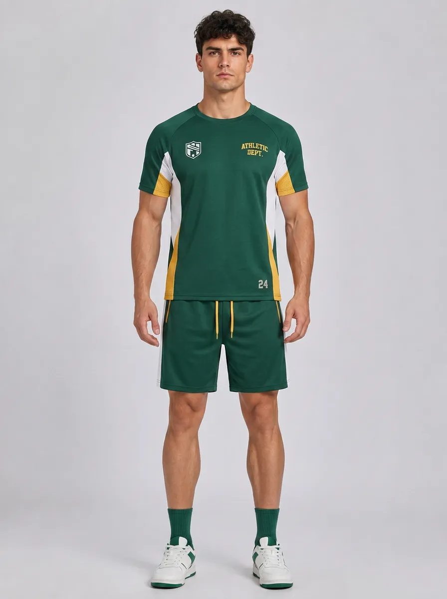 Men's Athletic Dept 24 Graphic Printed Sportswear Set